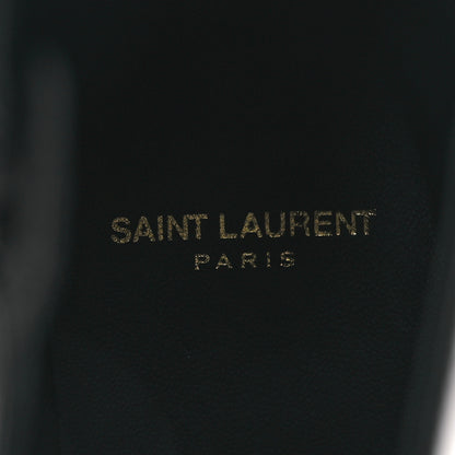 Saint Laurent Calfskin Mens XIV Zip Boots 40 Black 9 of 14