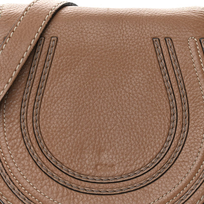Chloe Calfskin Mini Marcie Round Crossbody Bag Nut 9 of 17