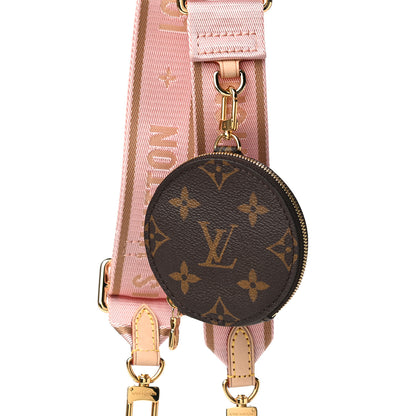 Louis Vuitton Monogram Multi Pochette Accessories Bandouliere Shoulder Strap Rose Clair 8 of 11