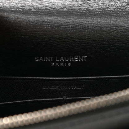 Saint Laurent Calfskin Monogram Sunset Chain Wallet Black 6 of 17