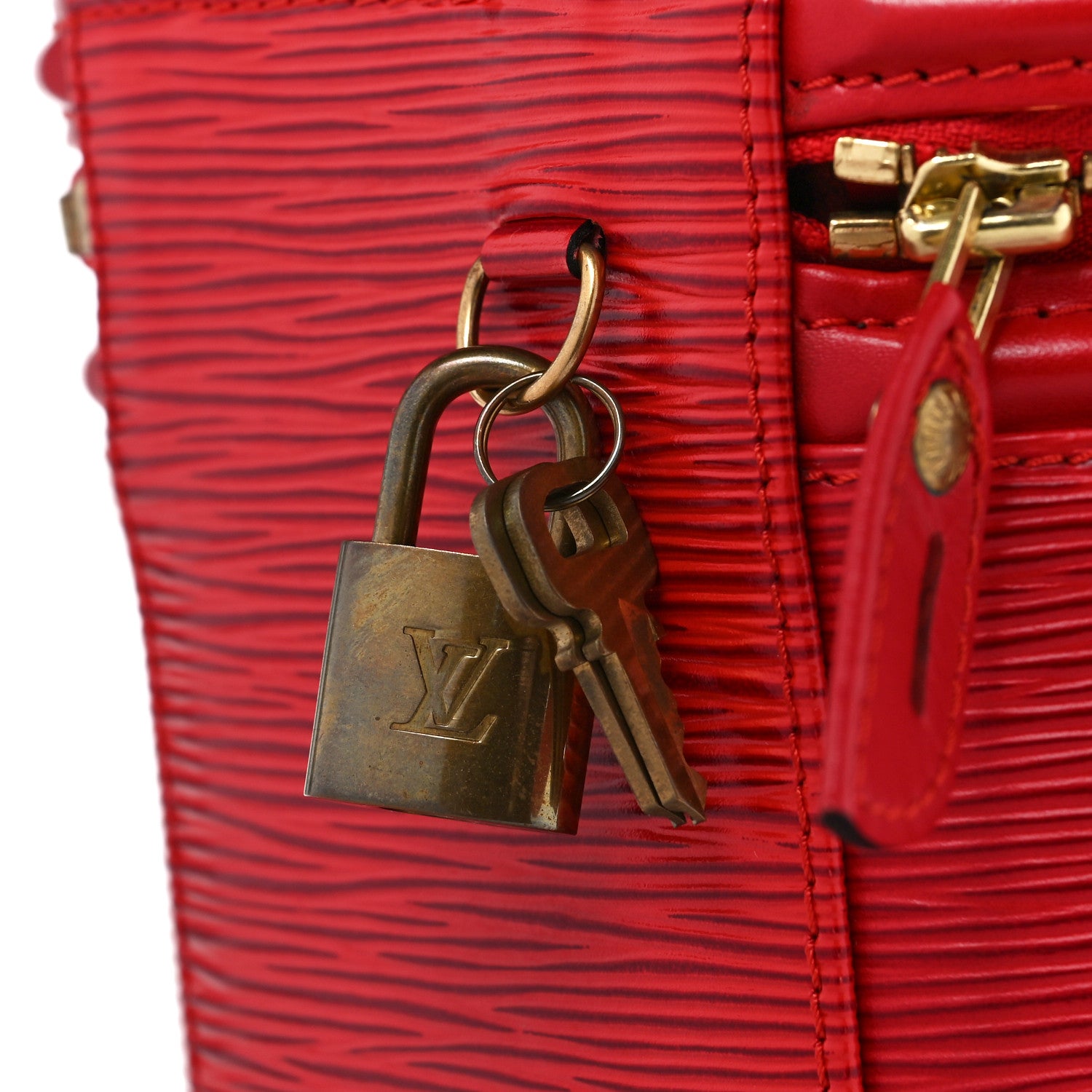 Louis Vuitton Epi Cannes Castillan Red 11 of 12