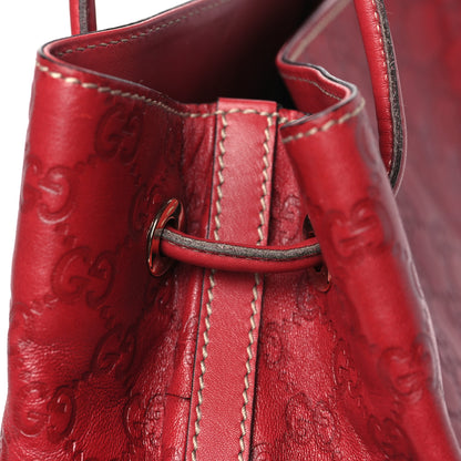 Gucci Guccissima Monogram Gifford Tote Red 11 of 11