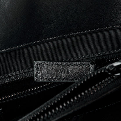Saint Laurent Calfskin Y Quilted Monogram Monochrome Large Loulou Chain Satchel Black 12 of 12