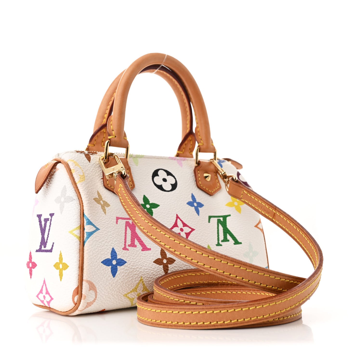 Monogram Multicolor Mini Sac HL Speedy White