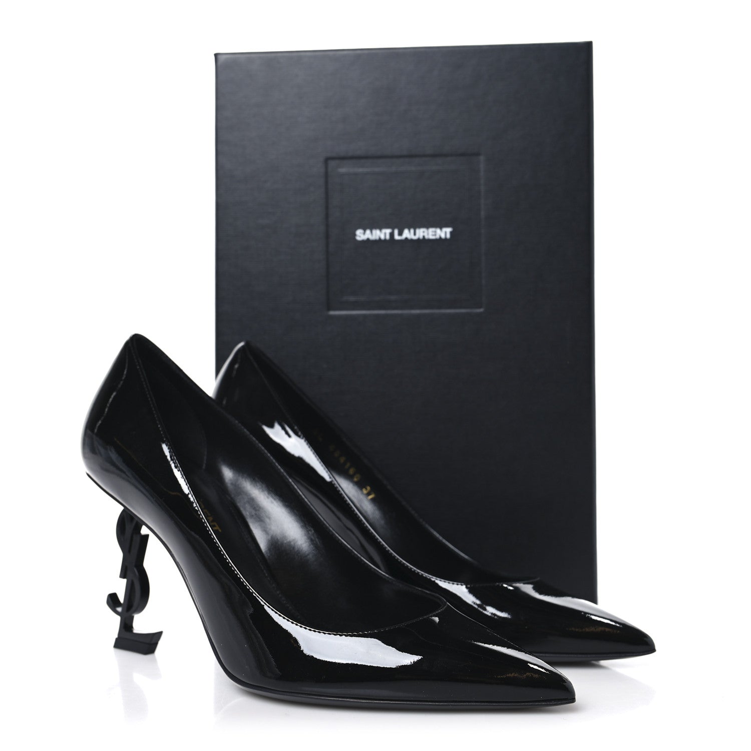 Saint Laurent Patent Opyum 85 Pumps 37 Black 10 of 10