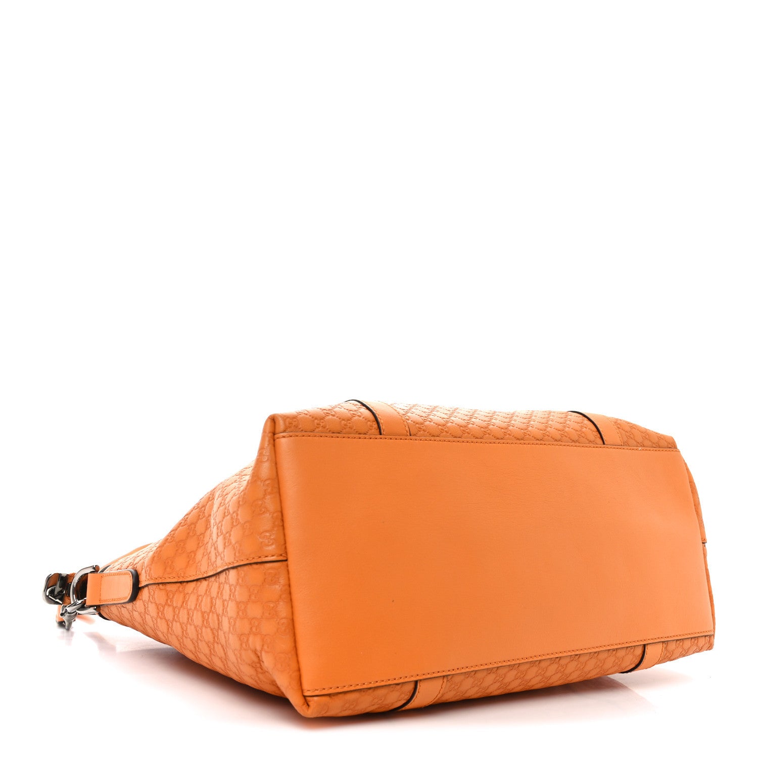Gucci Microguccissima Medium GG Charm Dome Satchel Orange 4 of 12
