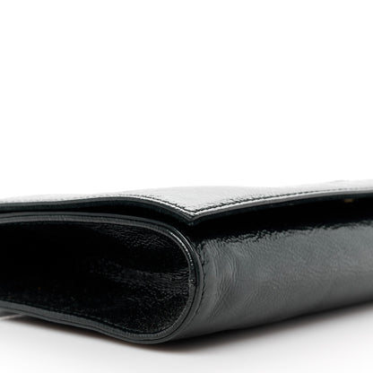 Gucci Soft Patent Medium Soho Clutch Black 11 of 13