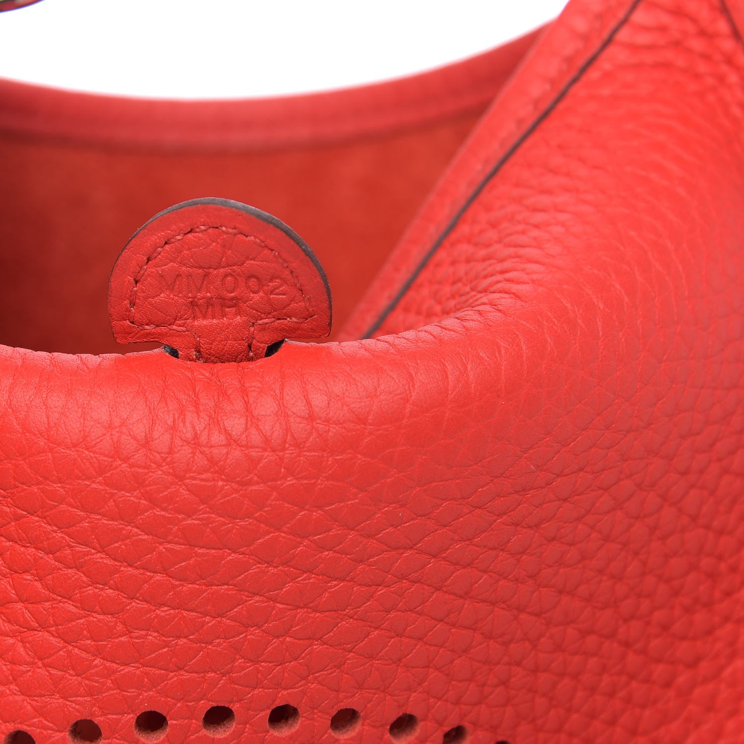 Hermes Taurillon Clemence Evelyne TPM Rouge de Coeur 7 of 9