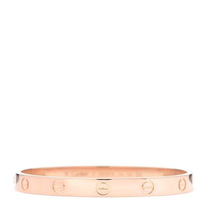 Cartier 18K Pink Gold LOVE Bracelet 17 1 of 7