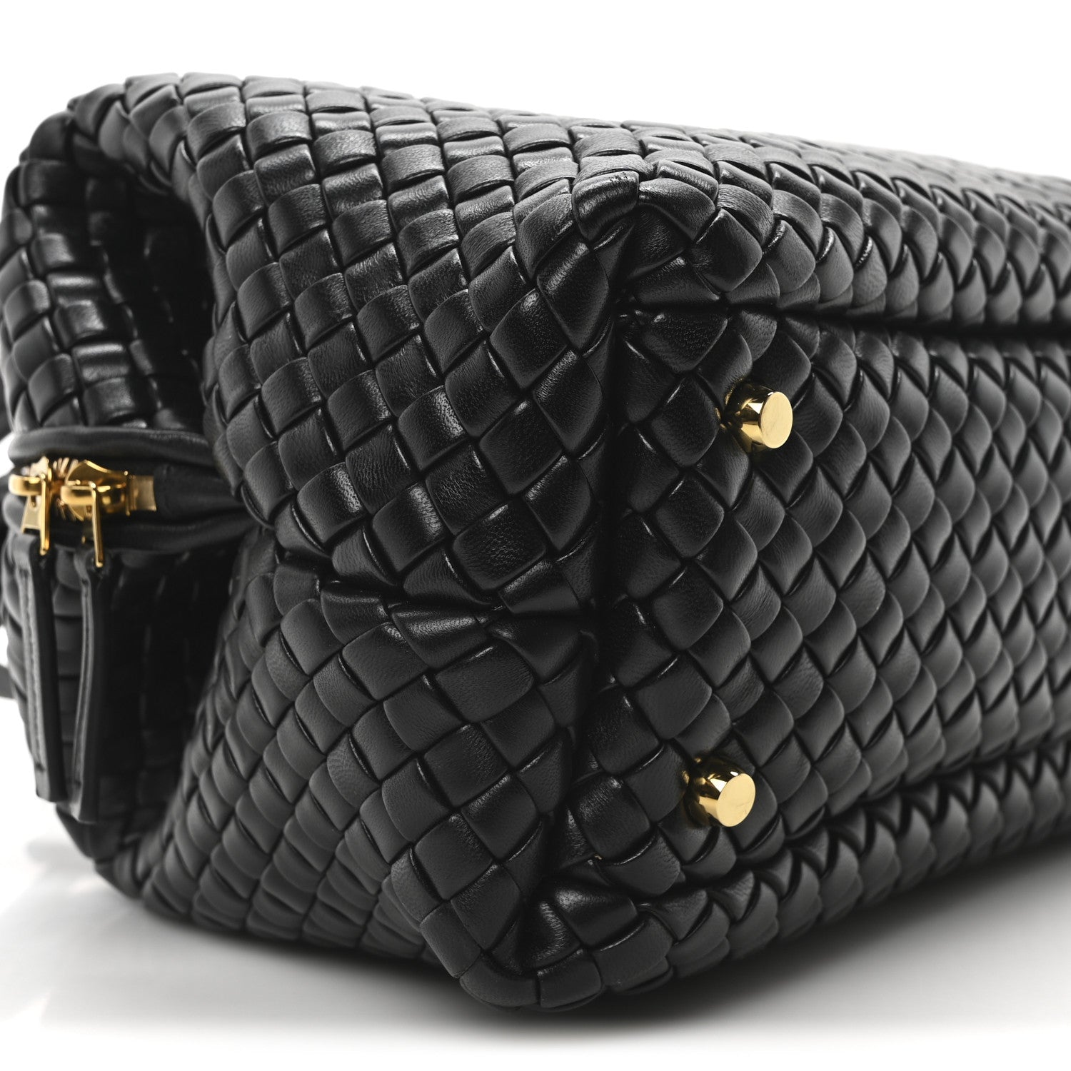 Bottega Veneta Nappa Intrecciato Medium Bauletto Black Black 7 of 9