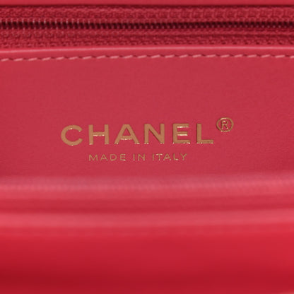 Chanel Caviar Quilted Medium CC Filigree Vanity Case Pink 6 of 10