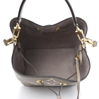 Louis Vuitton Empreinte Monogram Giant Neonoe MM Tourterelle Creme 7 of 10