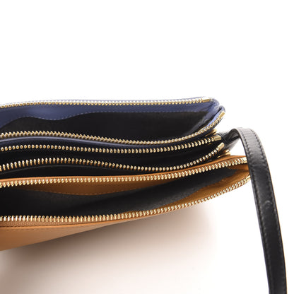 Celine Lambskin Small Multicolor Trio Crossbody Bag Porcelain 5 of 10