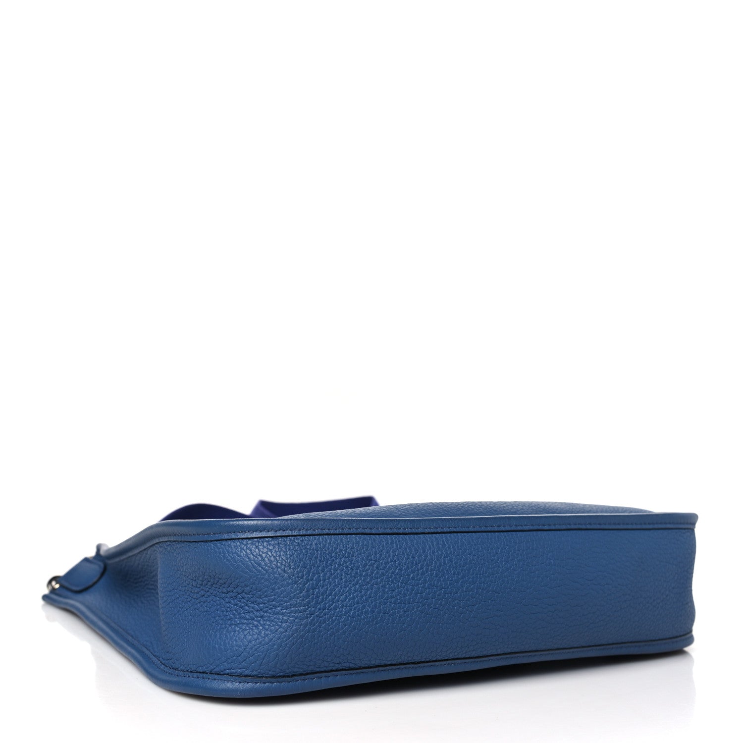 Hermes Taurillon Clemence Evelyne PM Bleu Brighton 4 of 11
