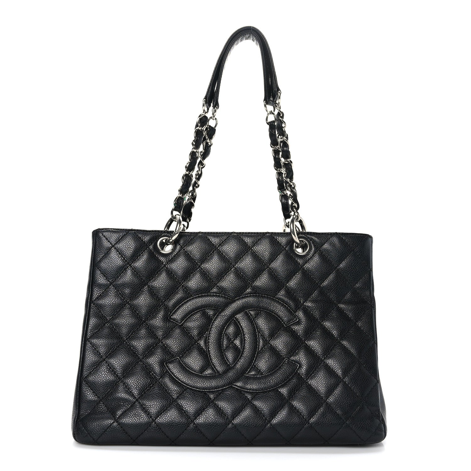 Chanel Caviar Quilted Grand Shopping Tote GST Black 1 of 11