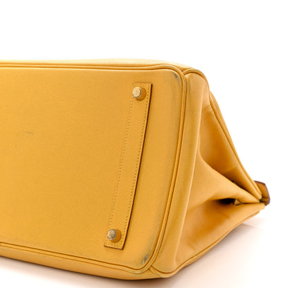 Hermes Epsom Birkin 35 Jaune 10 of 32