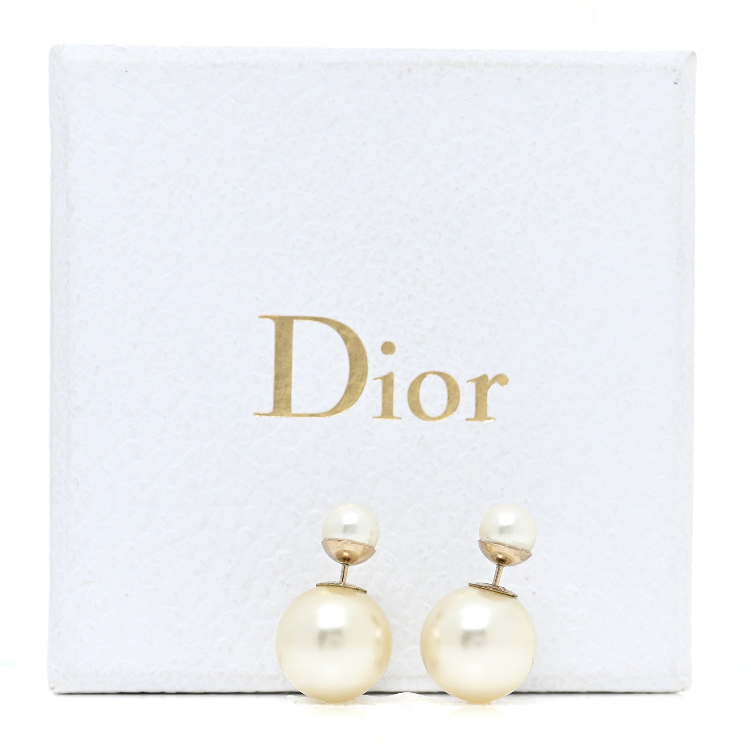 Christian Dior Pearl Mise En Dior Tribal Earrings Gold 7 of 7