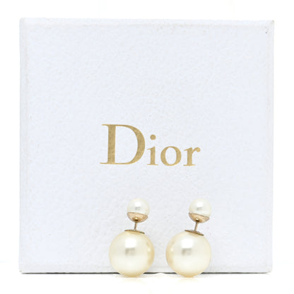 Christian Dior Pearl Mise En Dior Tribal Earrings Gold 7 of 7