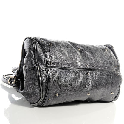 Chloe Leather Paddington Metallic Grey 5 of 8