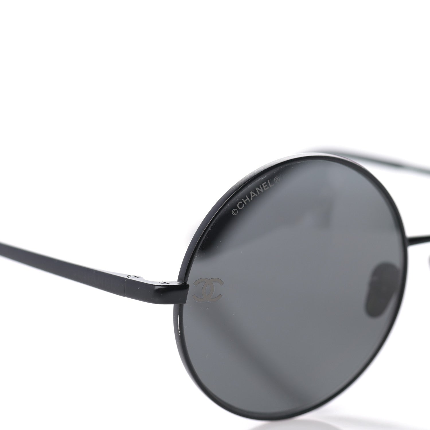 Chanel Round Sunglasses 4268 Black 7 of 7
