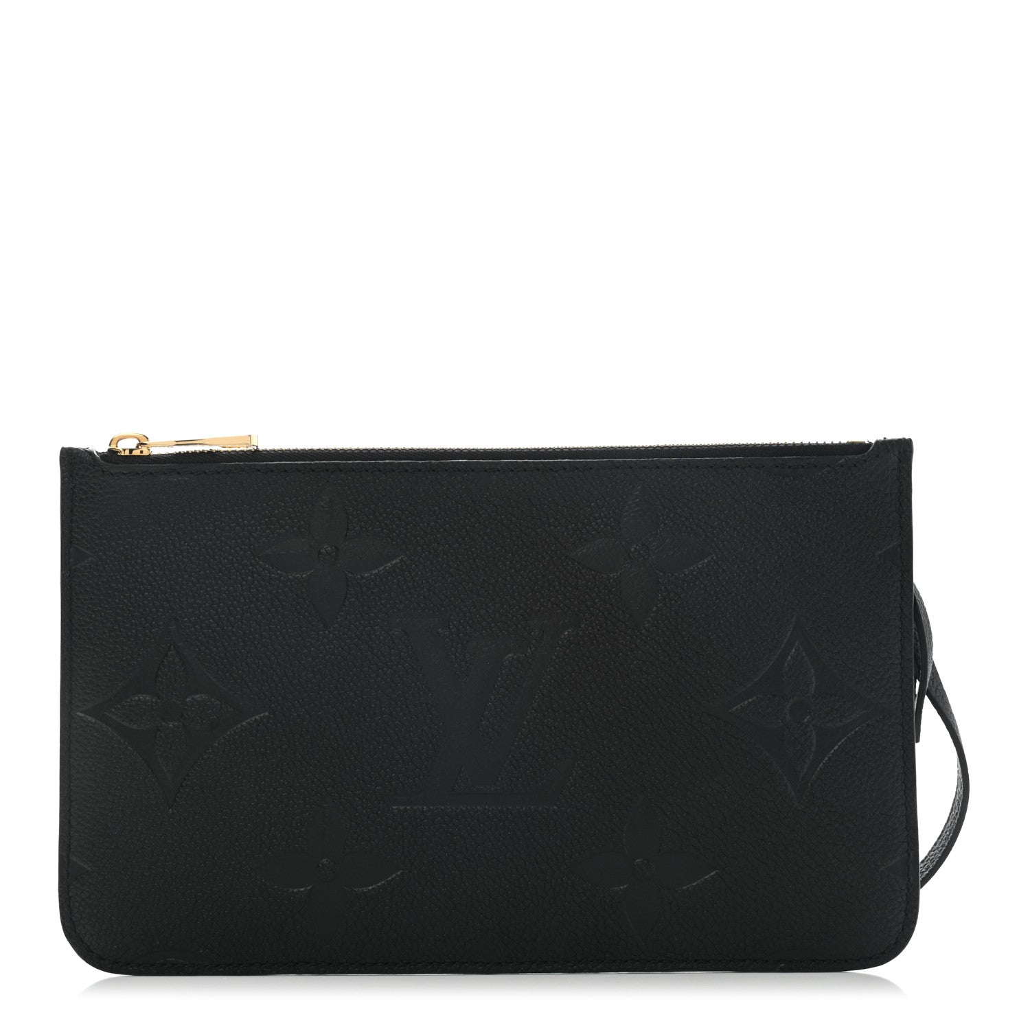 Louis Vuitton Empreinte Monogram Giant Neverfull MM Pochette Black 1 of 8