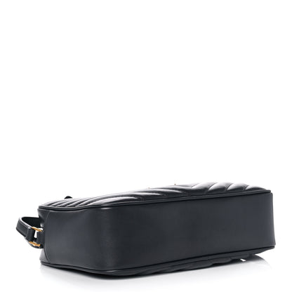 Saint Laurent Calfskin Matelasse Monogram Lou Camera Bag Dark Smog 4 of 10