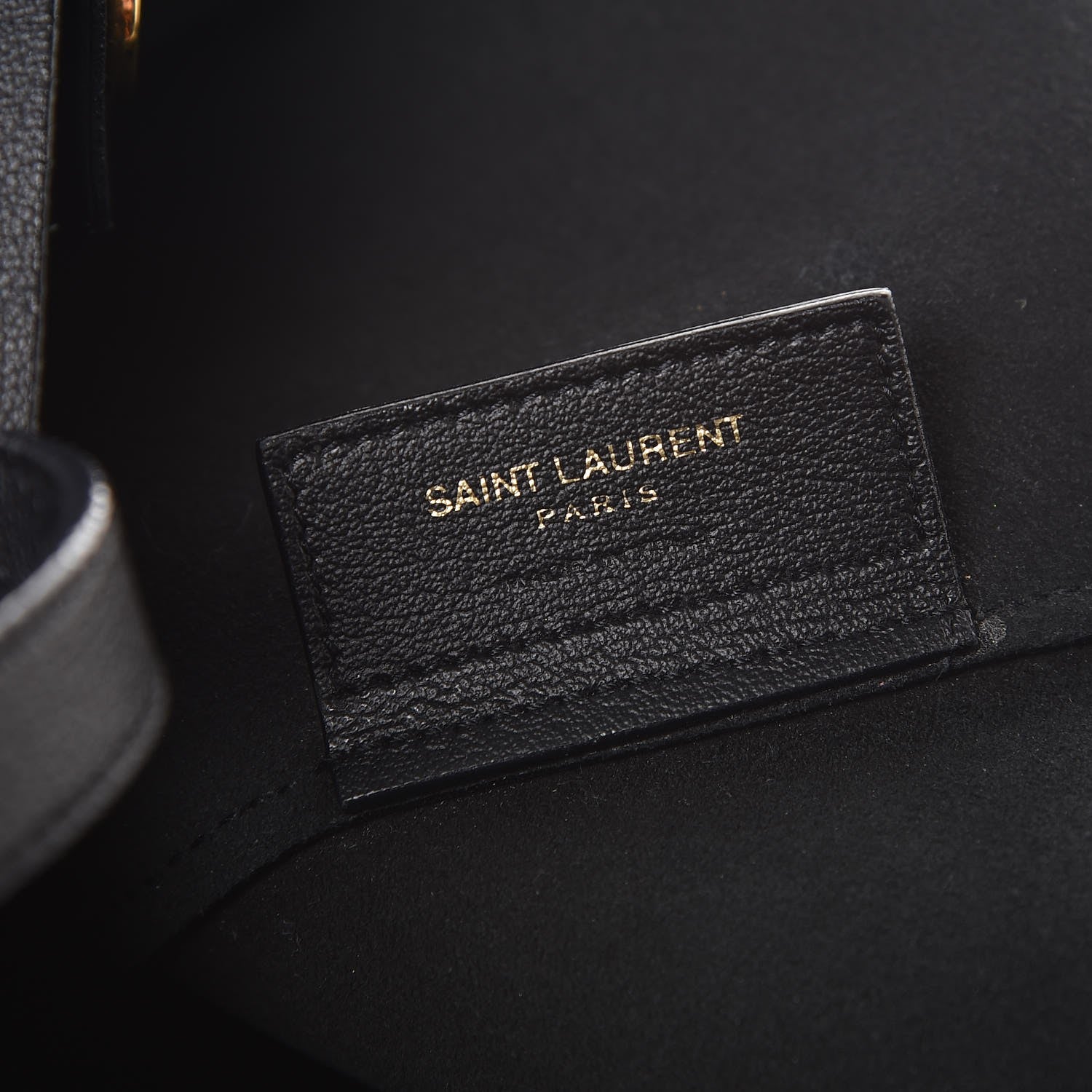 Saint Laurent Calfskin Large Shopping Tote Black 7 of 10
