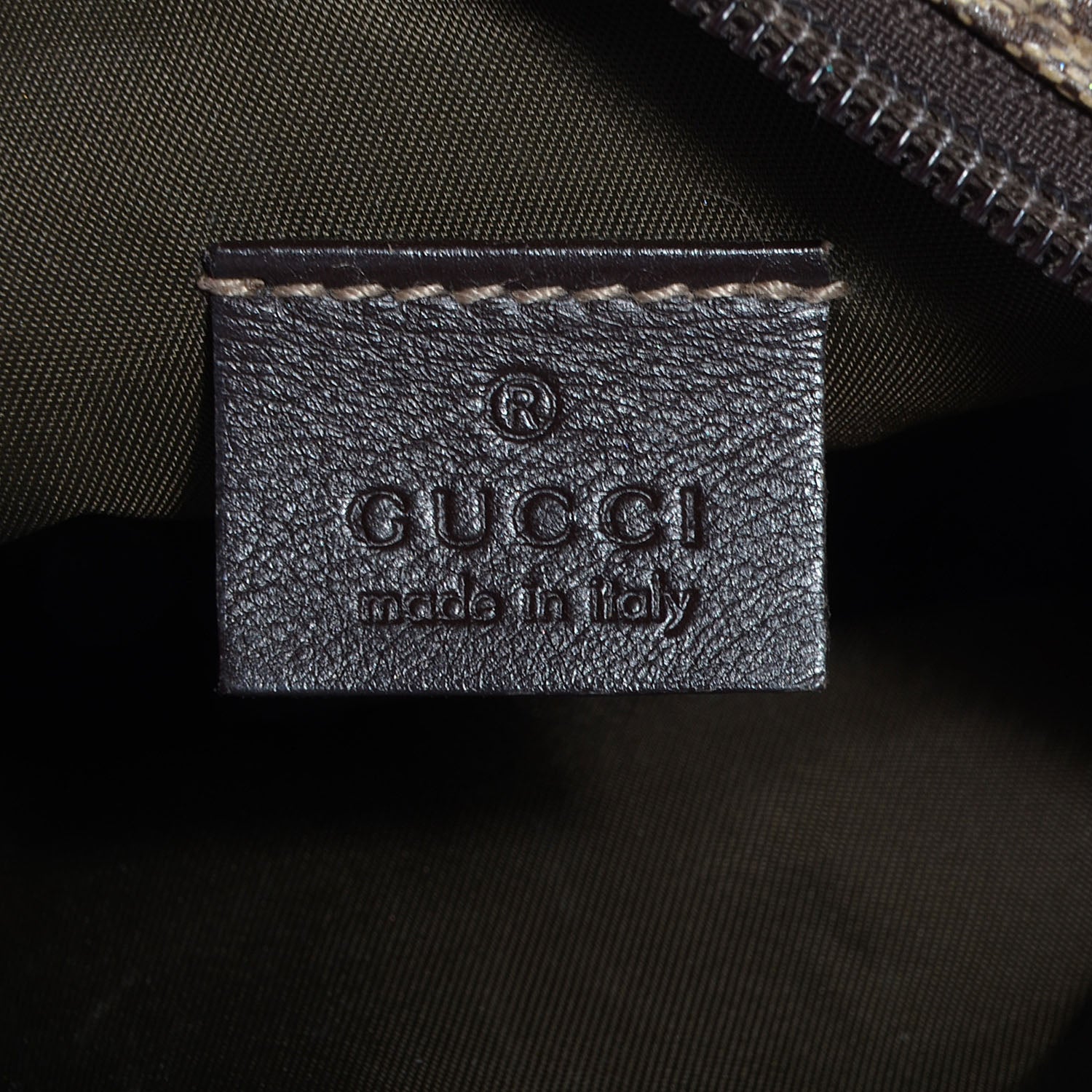 Gucci Crystal Cosmetic Case Brown 6 of 7