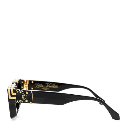 Louis Vuitton Acetate 1.1 Millionaires Sunglasses Z1165E Black 3 of 9