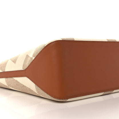 Hermes Swift H Canvas Cabas H En Biais 40 Ecru Naturel Gold 8 of 10