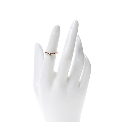 Cartier 18K Pink Gold Diamond .29ct Solitaire Engagement Ring 49 4.75 2 of 7