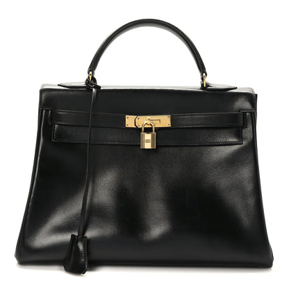 Hermes Box Kelly Retourne 32 Black 1 of 15