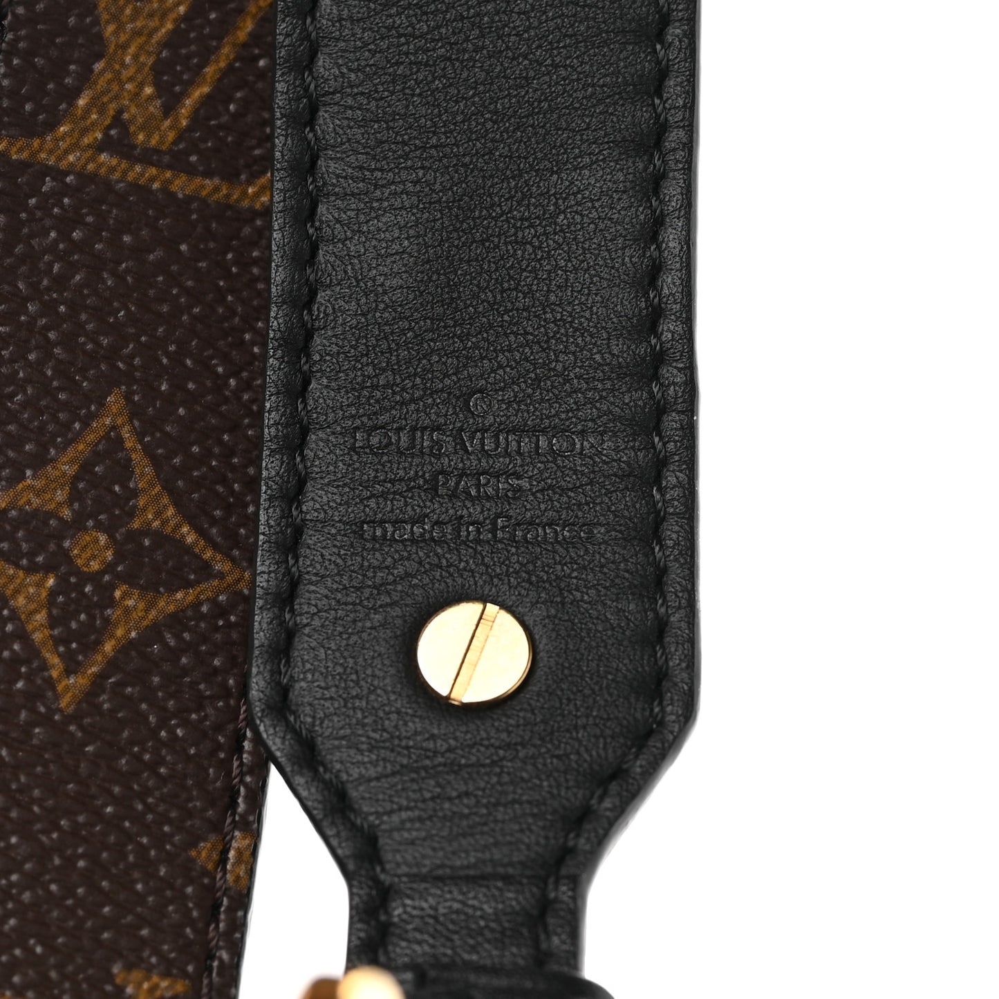 Monogram Bandouliere Shoulder Strap XL Black