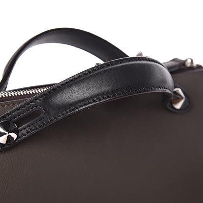Fendi Vitello Dolce 4 Color Medium By The Way Boston Bag Carbone Grigio Polvere Multicolor 14 of 15