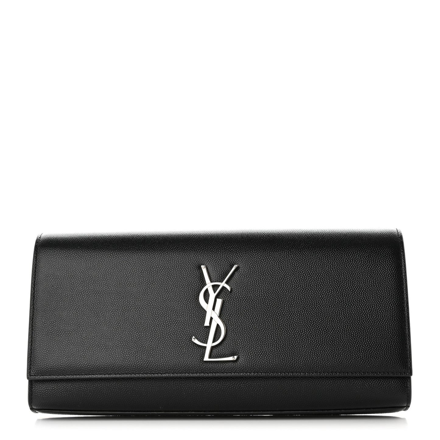 Grain De Poudre Monogram Cassandre Clutch Black