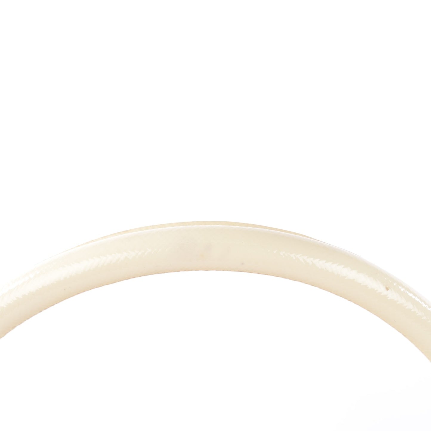 Saffiano Vernice Frame Bag White