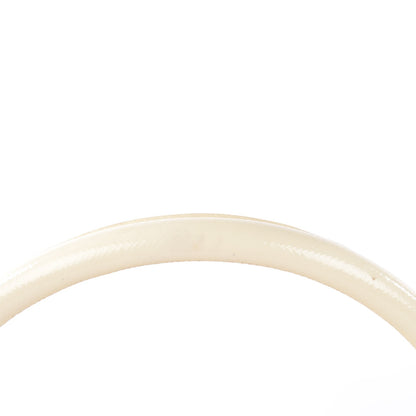 Prada Saffiano Vernice Frame Bag White 14 of 14