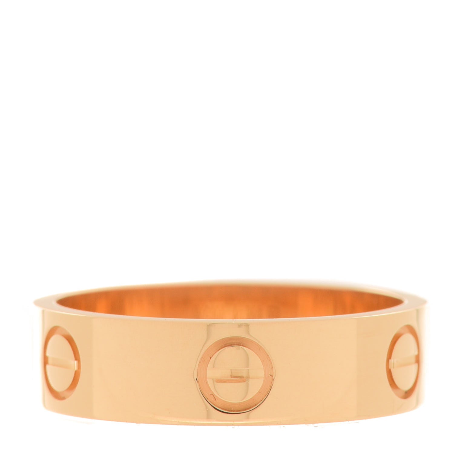 Cartier 18K Yellow Gold 5.5mm LOVE Ring 58 8.25 1 of 5