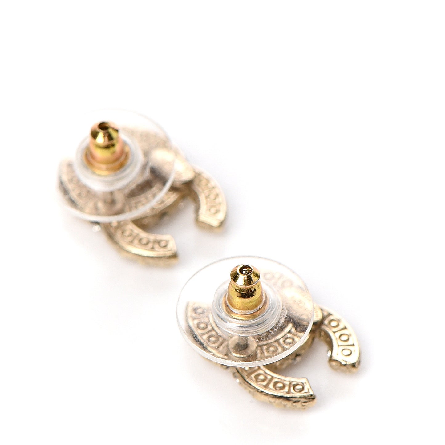 Pearl CC Earrings Gold