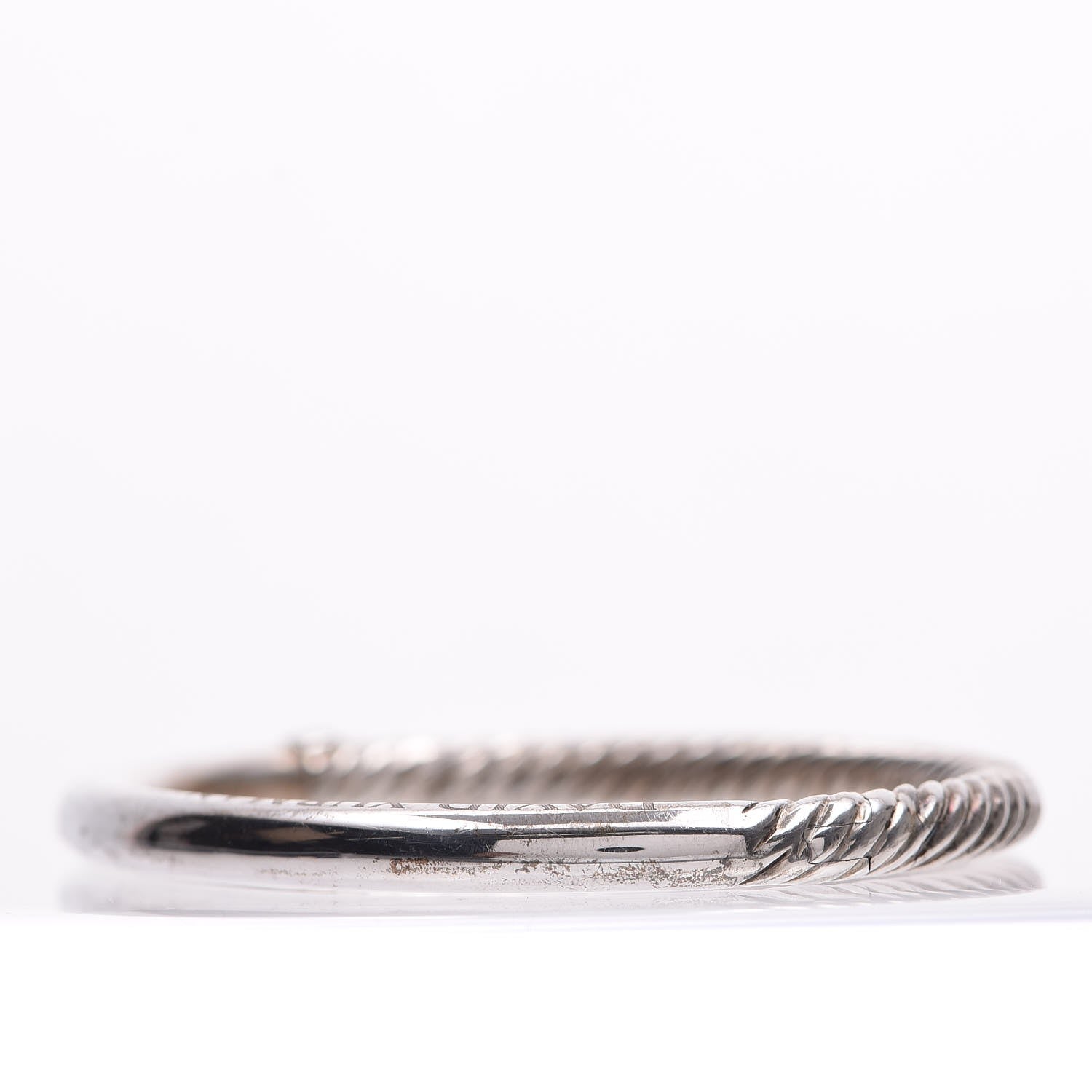 David Yurman Sterling Silver Narrow Cable Classics Bracelet 4 of 6