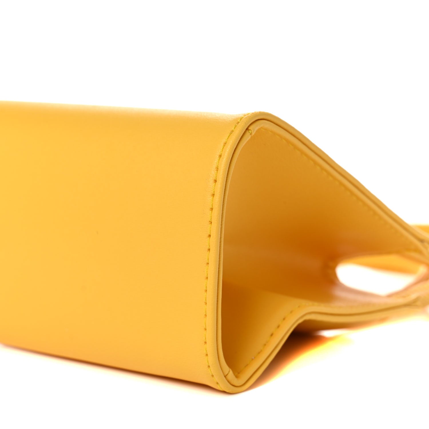 Telfar Vegan Leather Small Shopping Bag Yellow 9 of 9