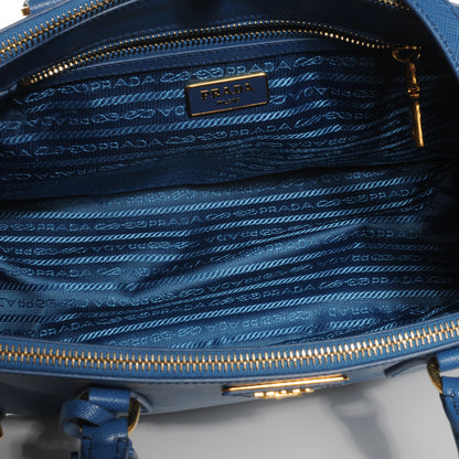 Prada Saffiano Lux Small Tote Cobalto 6 of 8