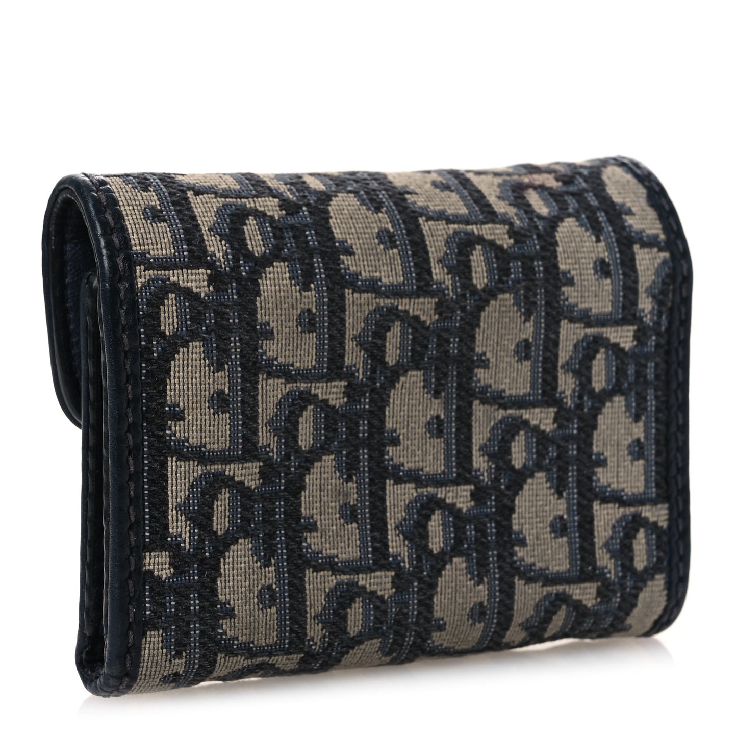Oblique DiorAddict Wallet Blue