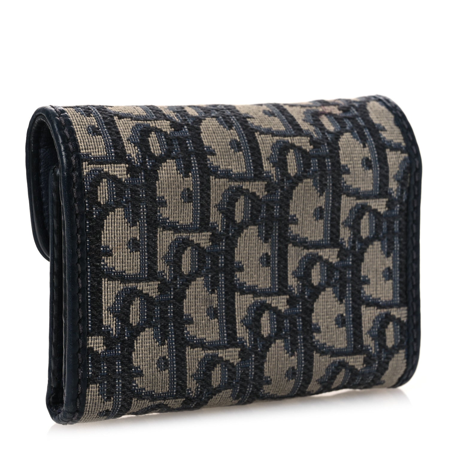 Christian Dior Oblique DiorAddict Wallet Blue 3 of 11