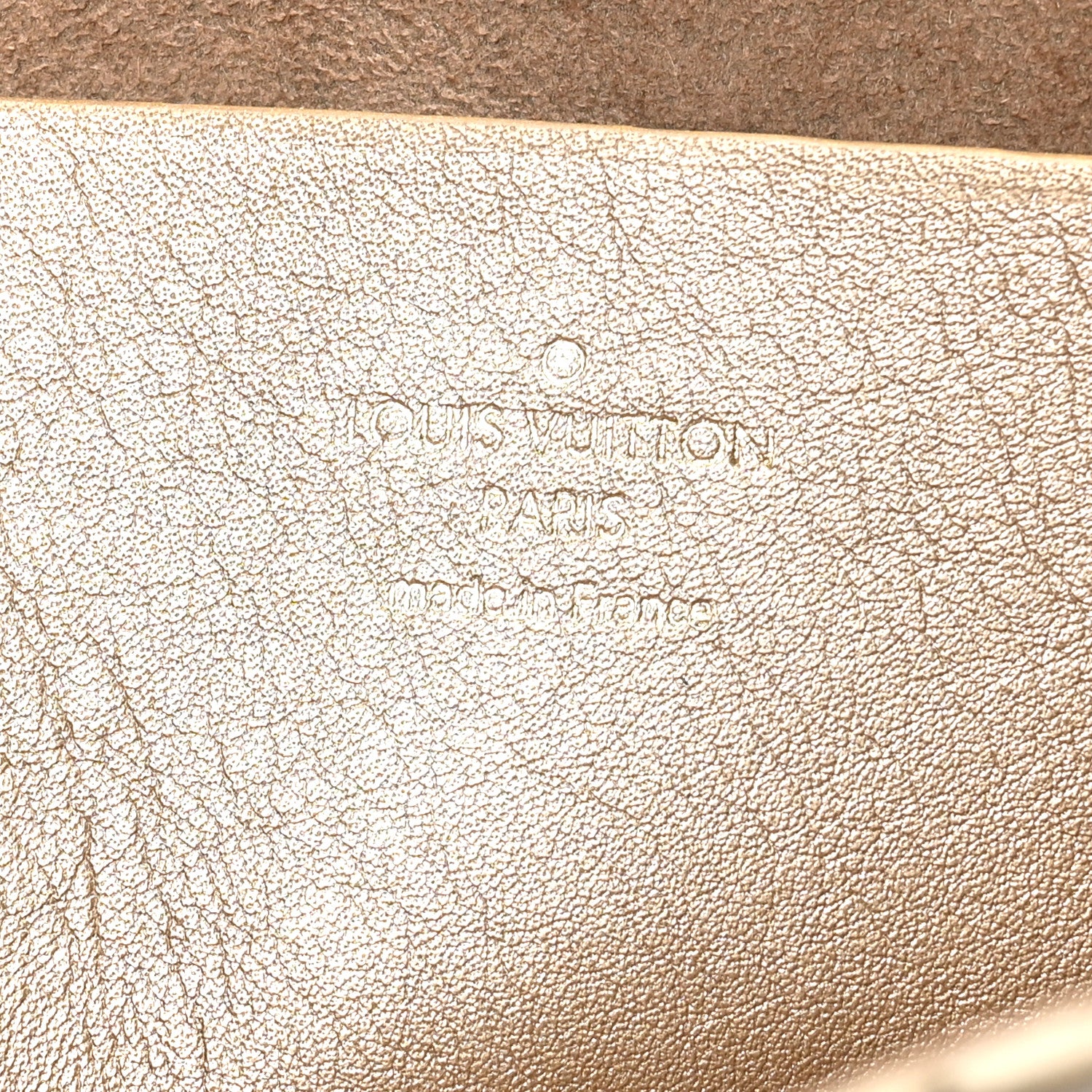 Louis Vuitton Metallic Calfskin Love Note Gold Silver 6 of 11