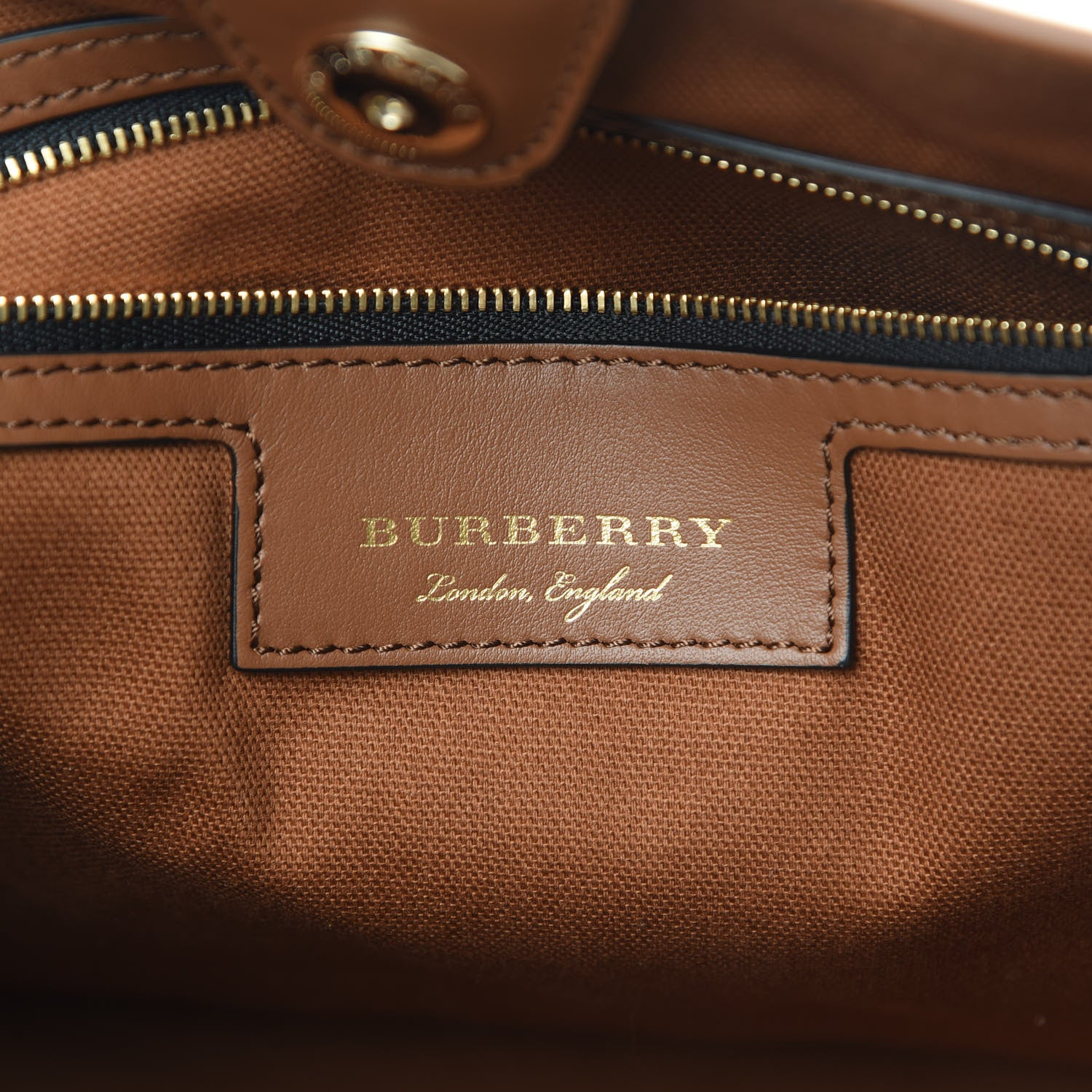 Burberry Horseferry Check Small Canterbury Tote Honey 6 of 11