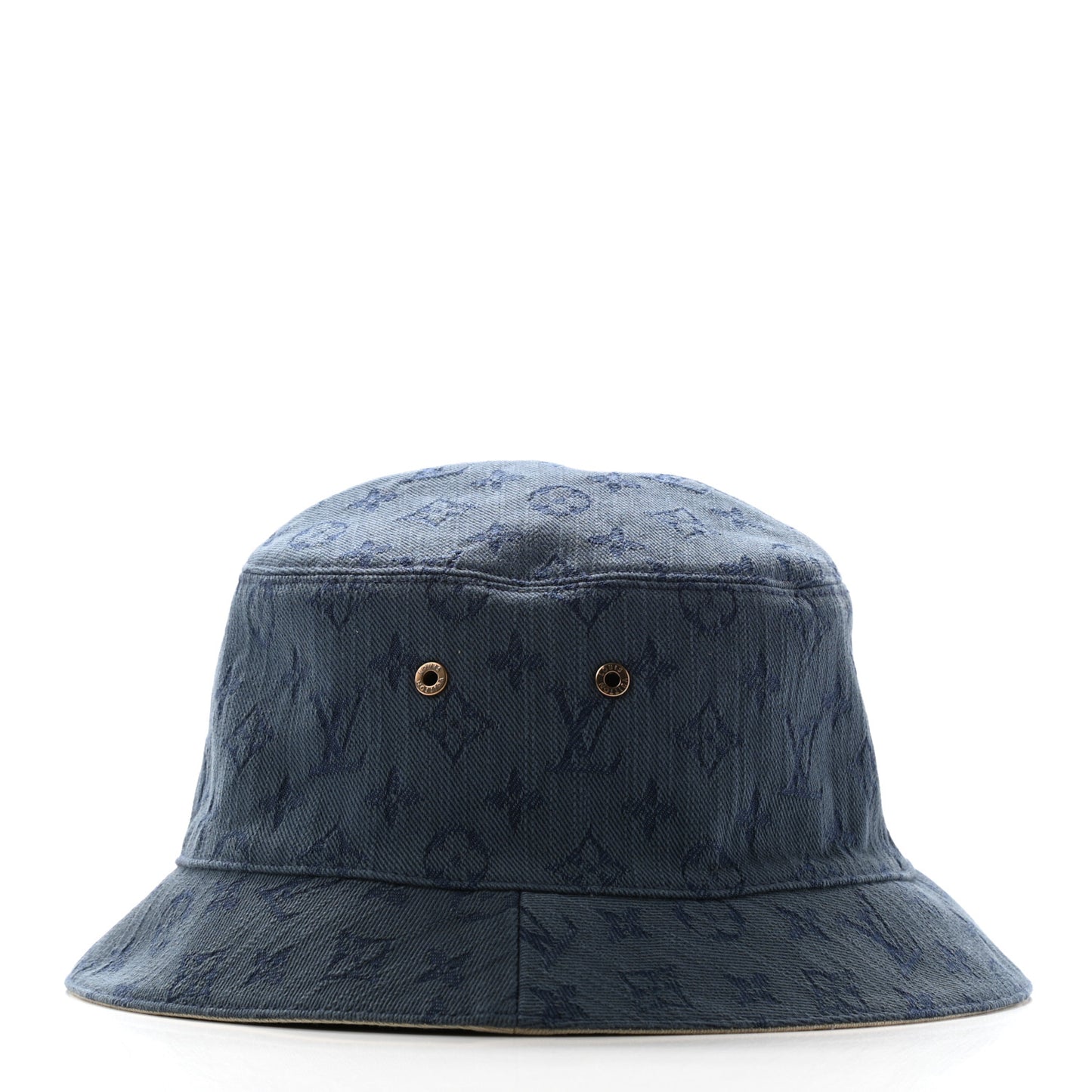 Monogram Denim Reversible Bucket Hat L