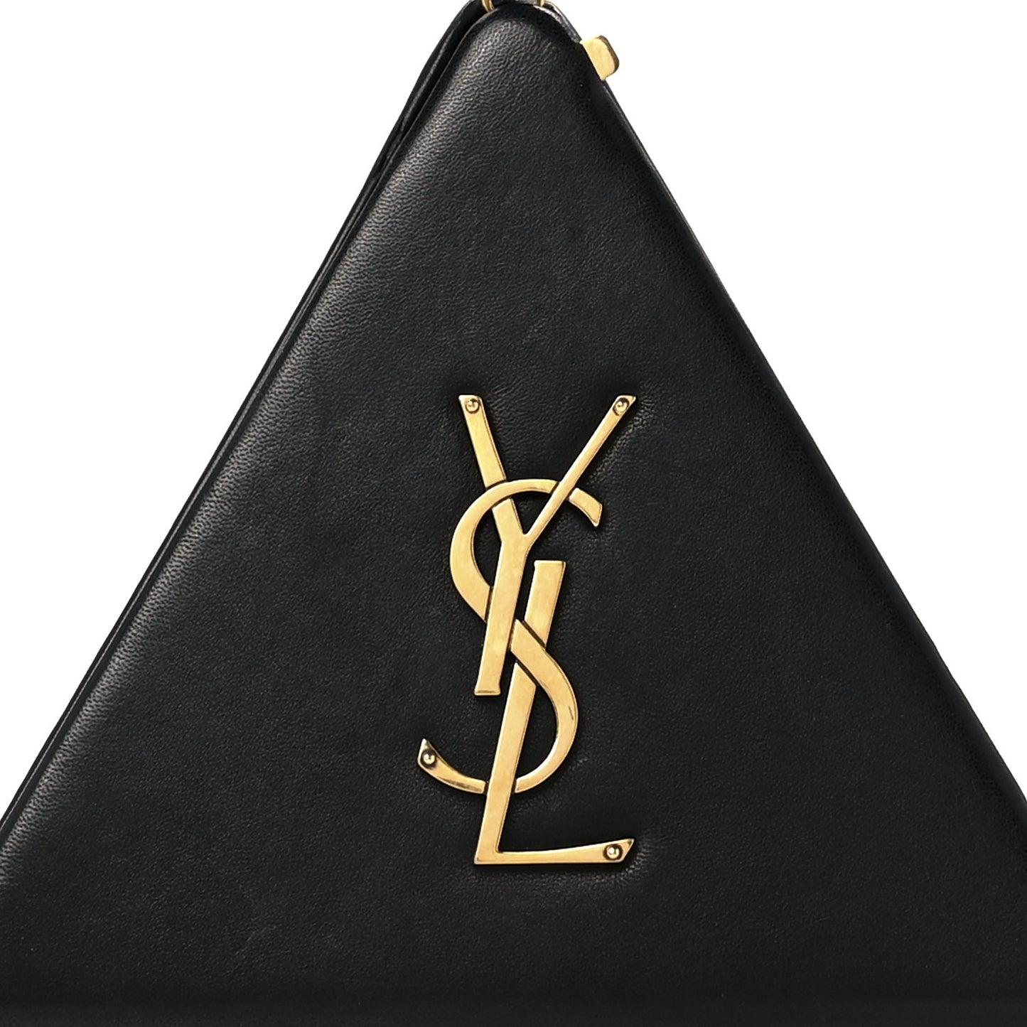 Lambskin Pyramid Clutch Black