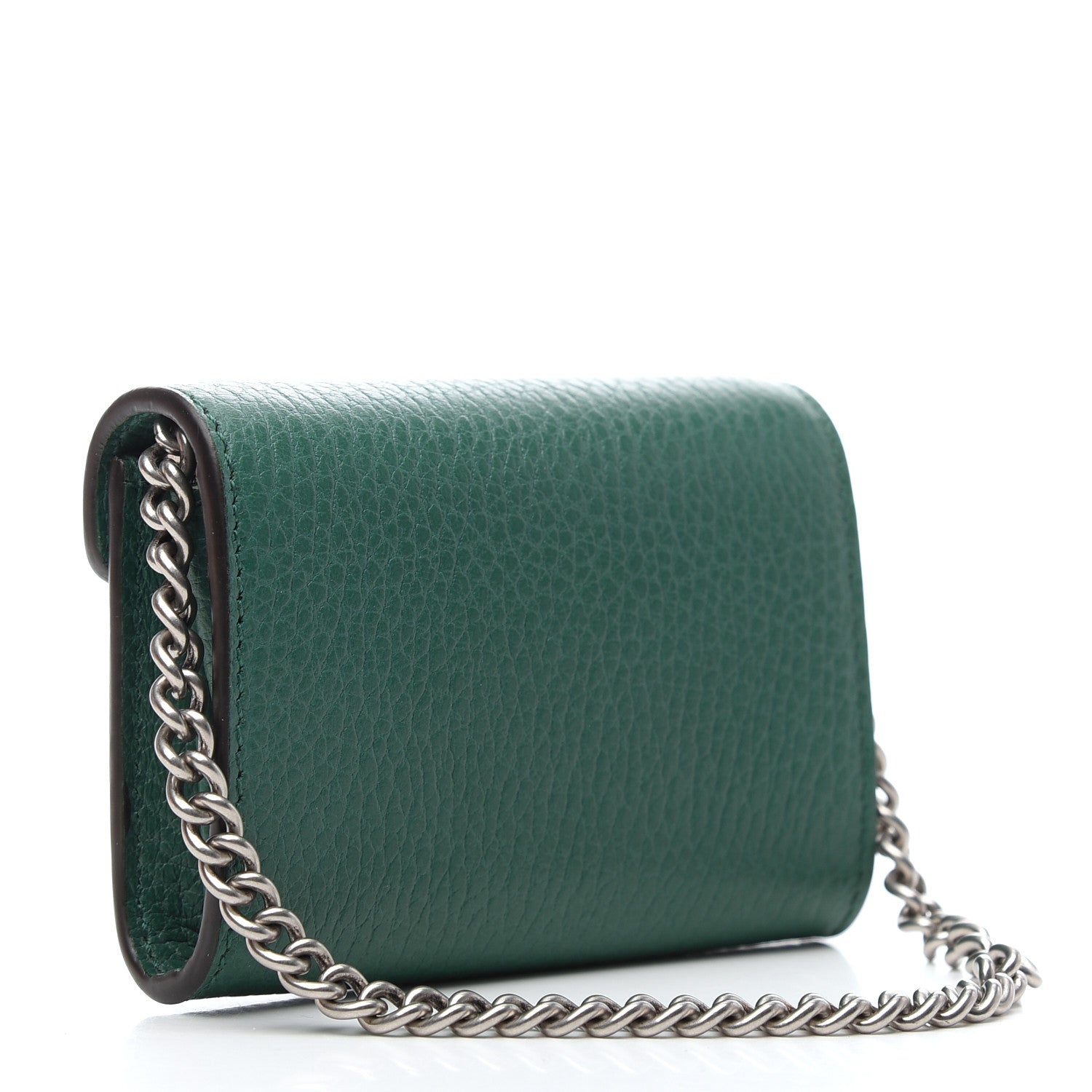 Gucci Calfskin Dionysus Coin Purse Emerald 3 of 6