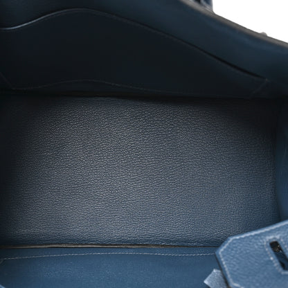 Hermes Togo Birkin 30 Bleu de Prusse 5 of 11